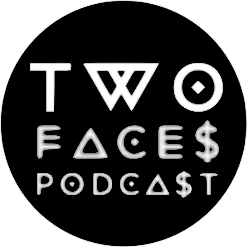 two faces podcast logo
