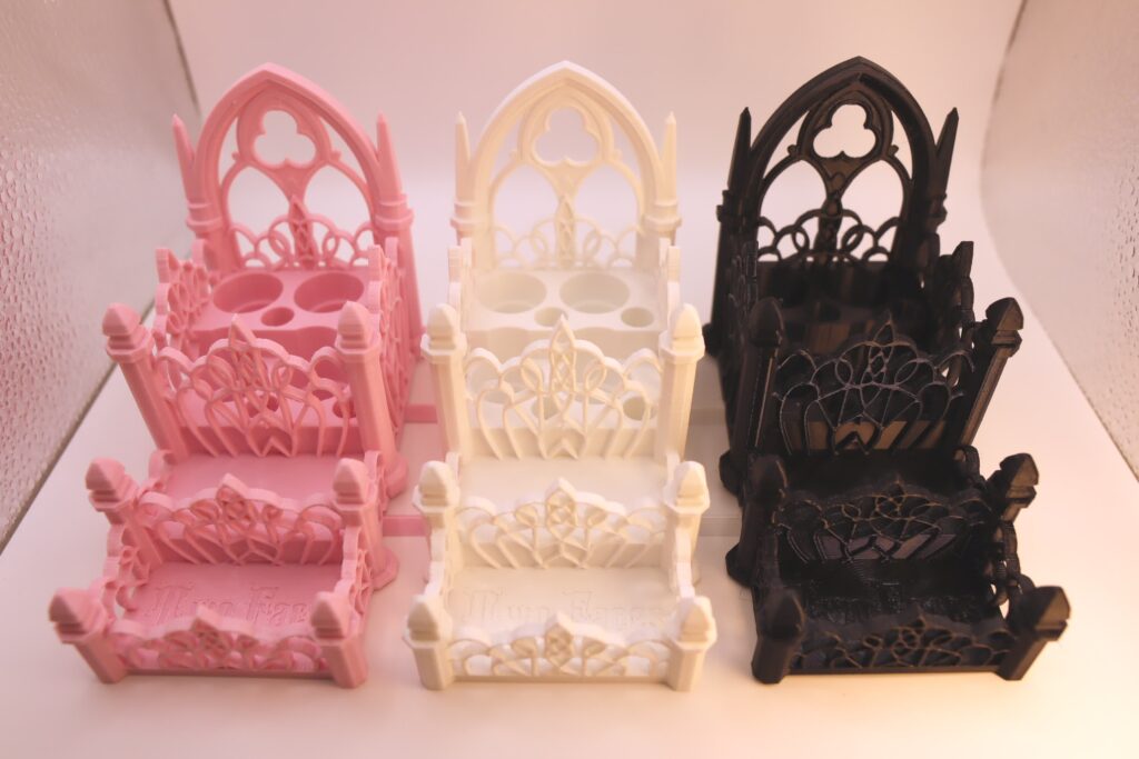 Gothic Cathedral Makeup Organizer, Dark Academia Cosmetics Display, Lip Kit Storage, Witchy Goth Decor, Spooky Gift for Her
