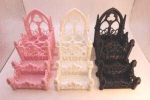 Gothic Cathedral Makeup Organizer, Dark Academia Cosmetics Display, Lip Kit Storage, Witchy Goth Decor, Spooky Gift for Her